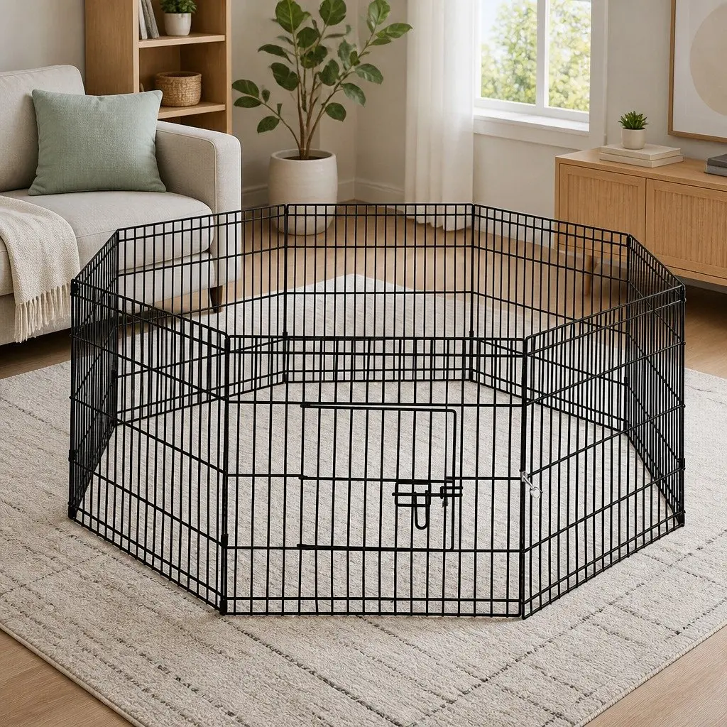 8 Panel Pet Playpen for Home Use