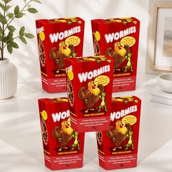 Wormies Dried Mealworms 40g x5 for Easy Feeding