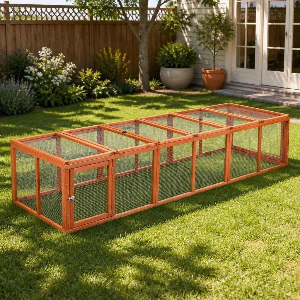 240cm Wooden Pet Run for Home Use