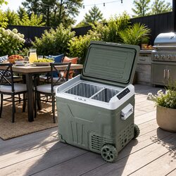 Portable 50L Fridge Freezer for Camping and Home