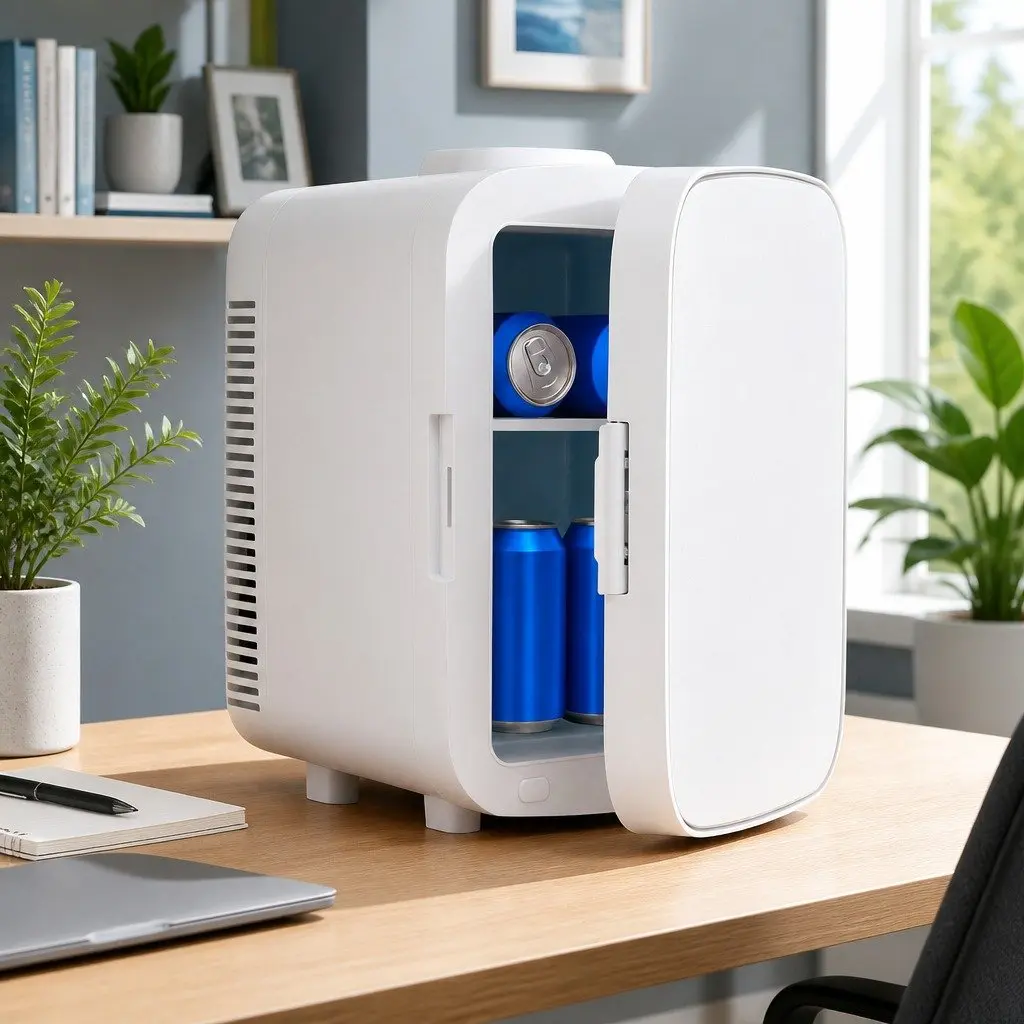 Portable Mini Fridge Electric Cooler Warmer Compact White 12V 220V