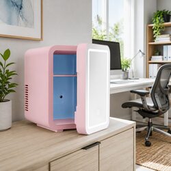 Portable Mini Fridge for Home and Travel Use - 4L