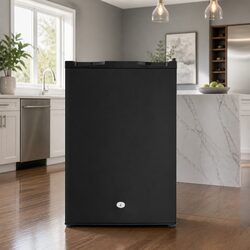 80L Portable Fridge Bar Upright 12V 24V 240V Camping Caravan Cooler Black