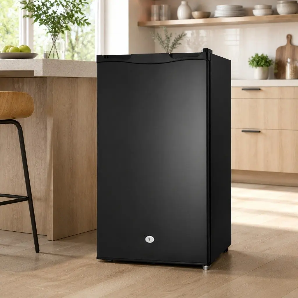 Portable Fridge Freezer 95L Upright Cooler Black 12V 24V 240V