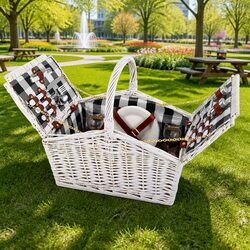 Ideal Picnic Basket Set for Outdoor Dining and Gatherings