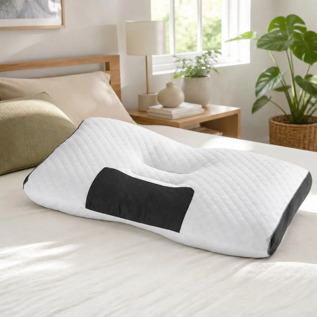 Ergonomic Contour Pillow for Home Comfort