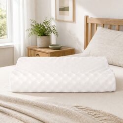 Natural Latex Pillow Twin Pack White Bedding Sleep Support Neck Head Shoulder