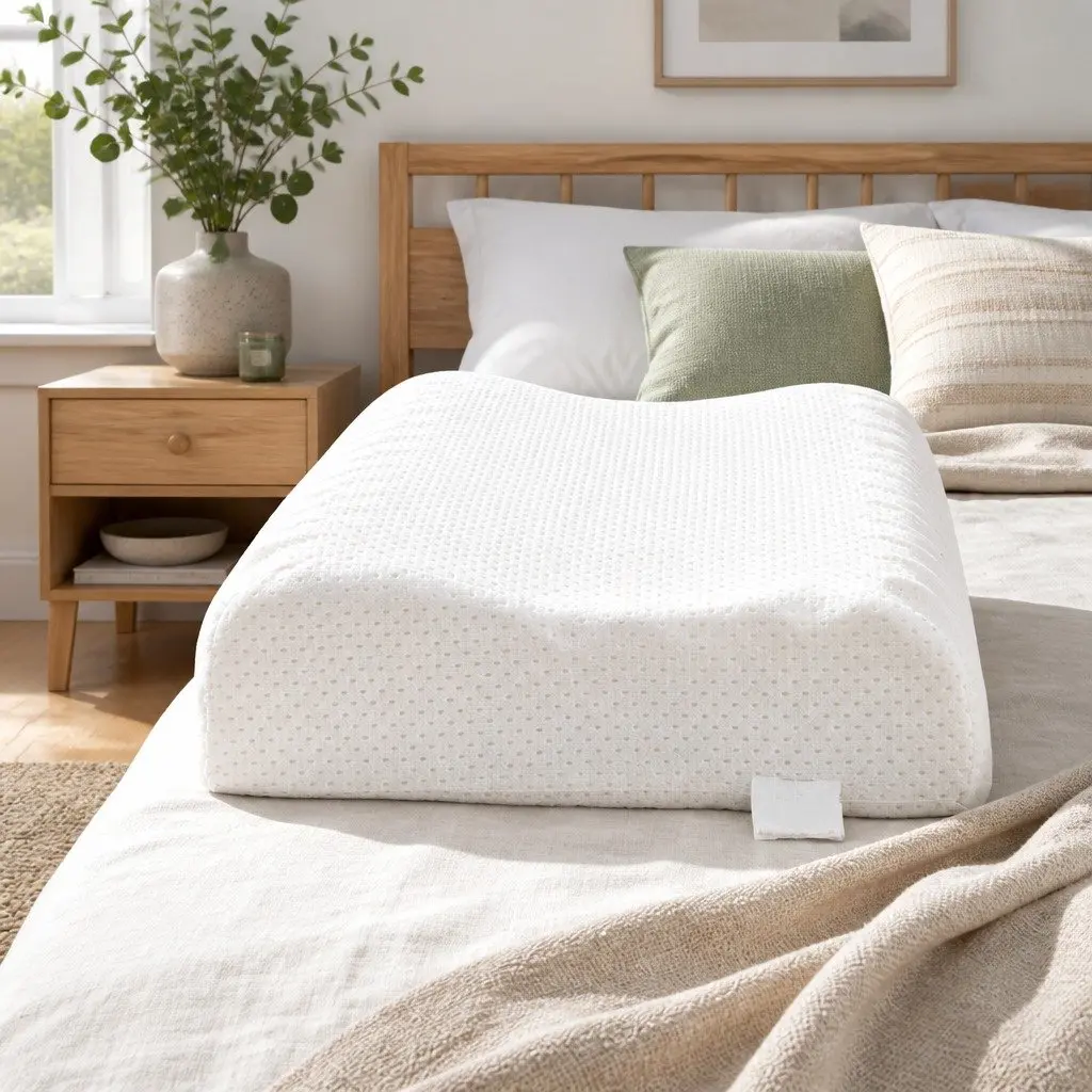 Natural Latex Pillow Twin Pack 60 x 36 x 11-13 cm White
