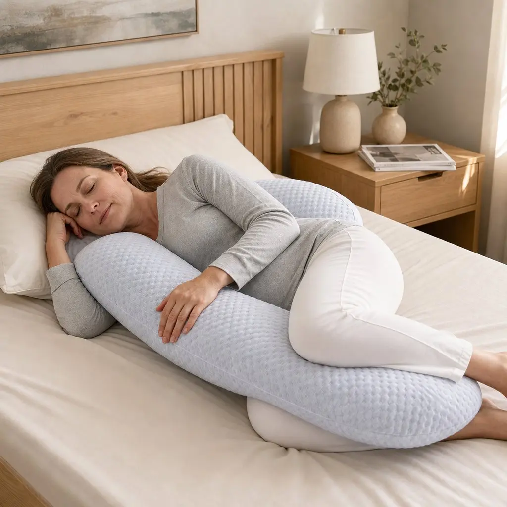 Maternity Support with Adjustable Body Pillow