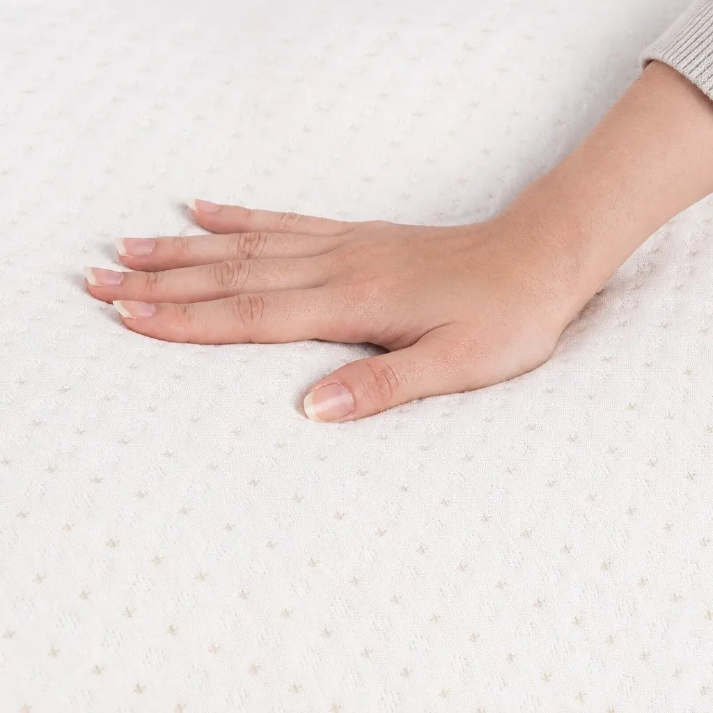 Memory Foam Pillow Neck Support Shredded Gel Infused Bamboo Cover Twin Pack White 73cm x 48cm