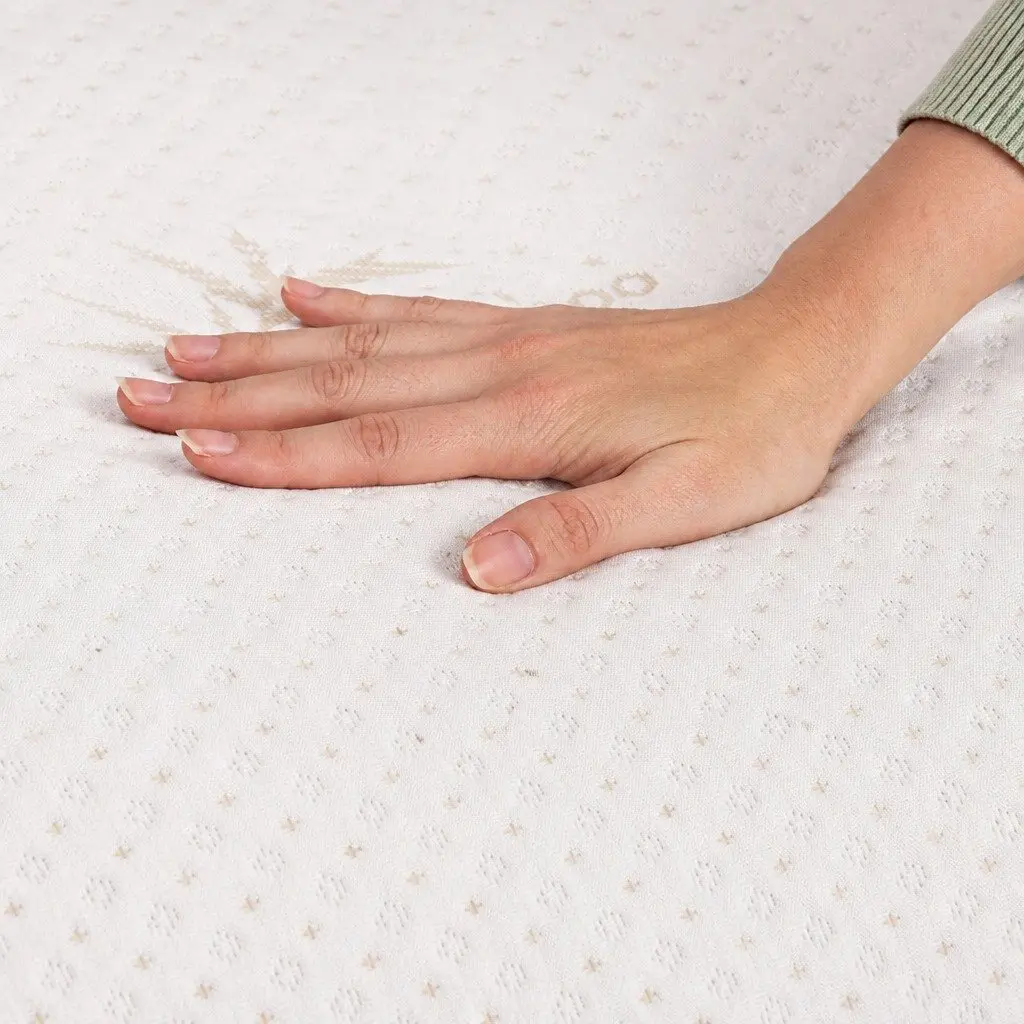 Memory Foam Pillow Neck Support Shredded Gel Infused Bamboo Cover Twin Pack White 73cm x 48cm