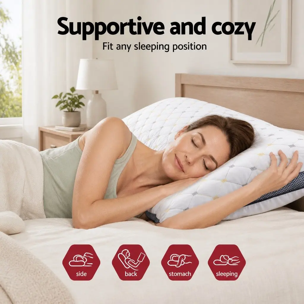 Microfibre Pillow for Bedroom Use 70x45cm