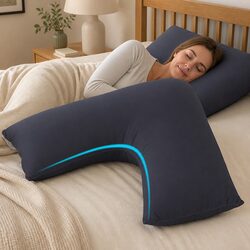 V-Shape Body Pillow for Comfortable Relaxation at Home
