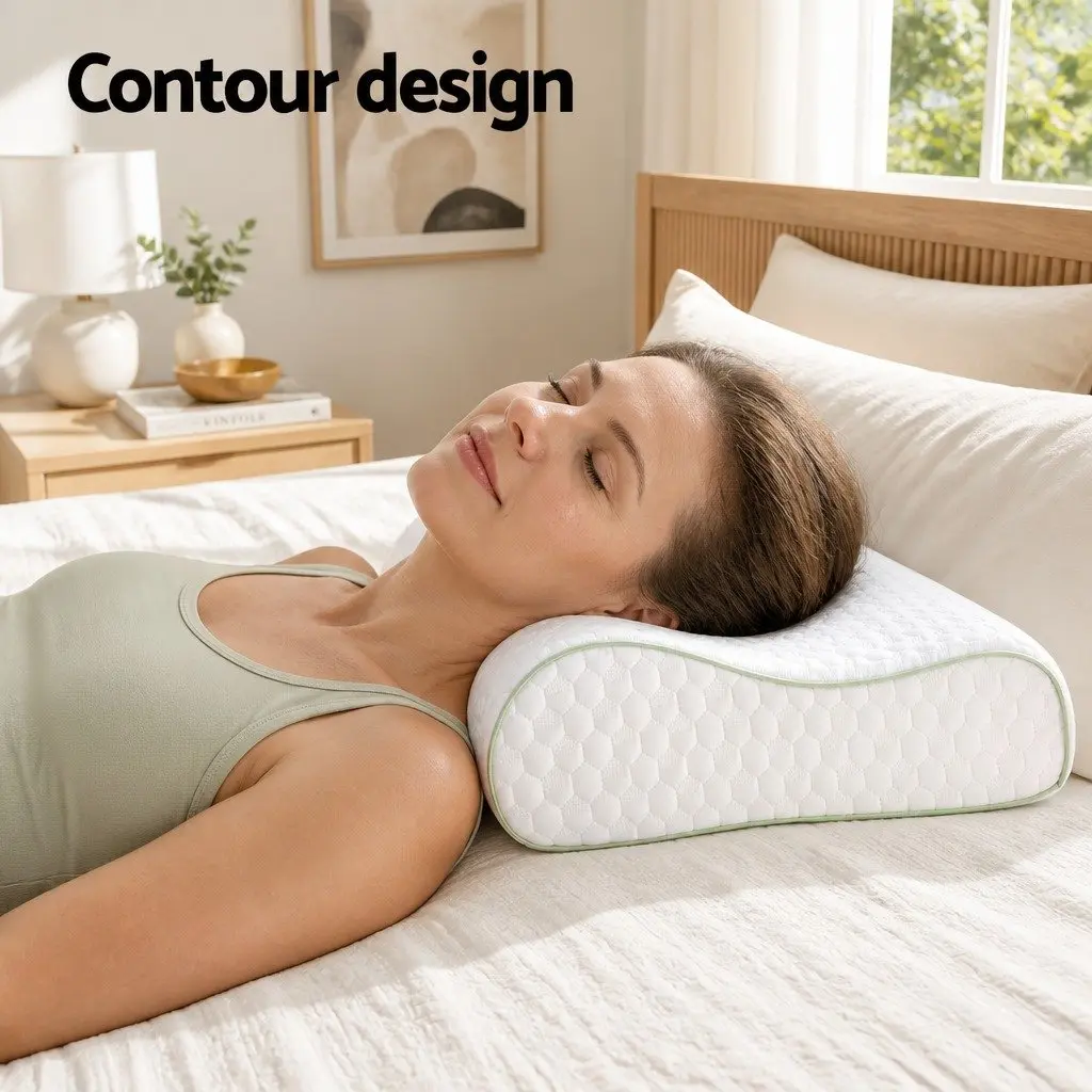 Contour Memory Foam Pillow for Home Comfort