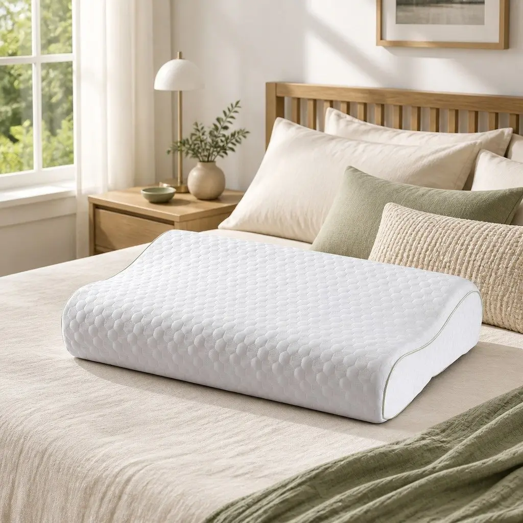Contour Memory Foam Pillow for Home Comfort
