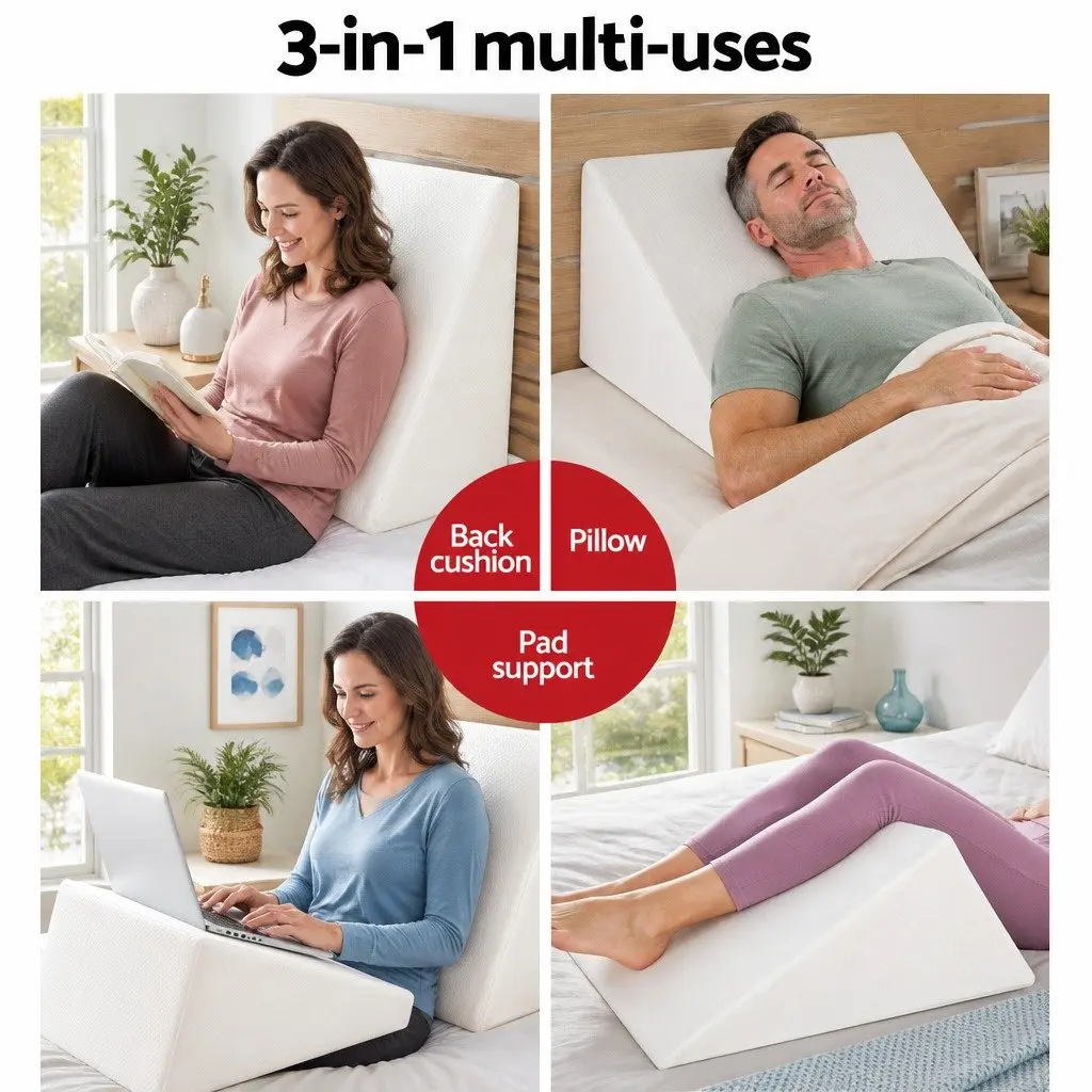 Wedge Pillow Twin Pack for Home Use