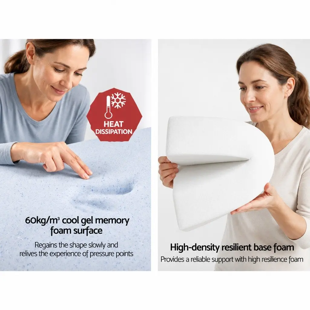 Wedge Pillow Twin Pack for Home Use