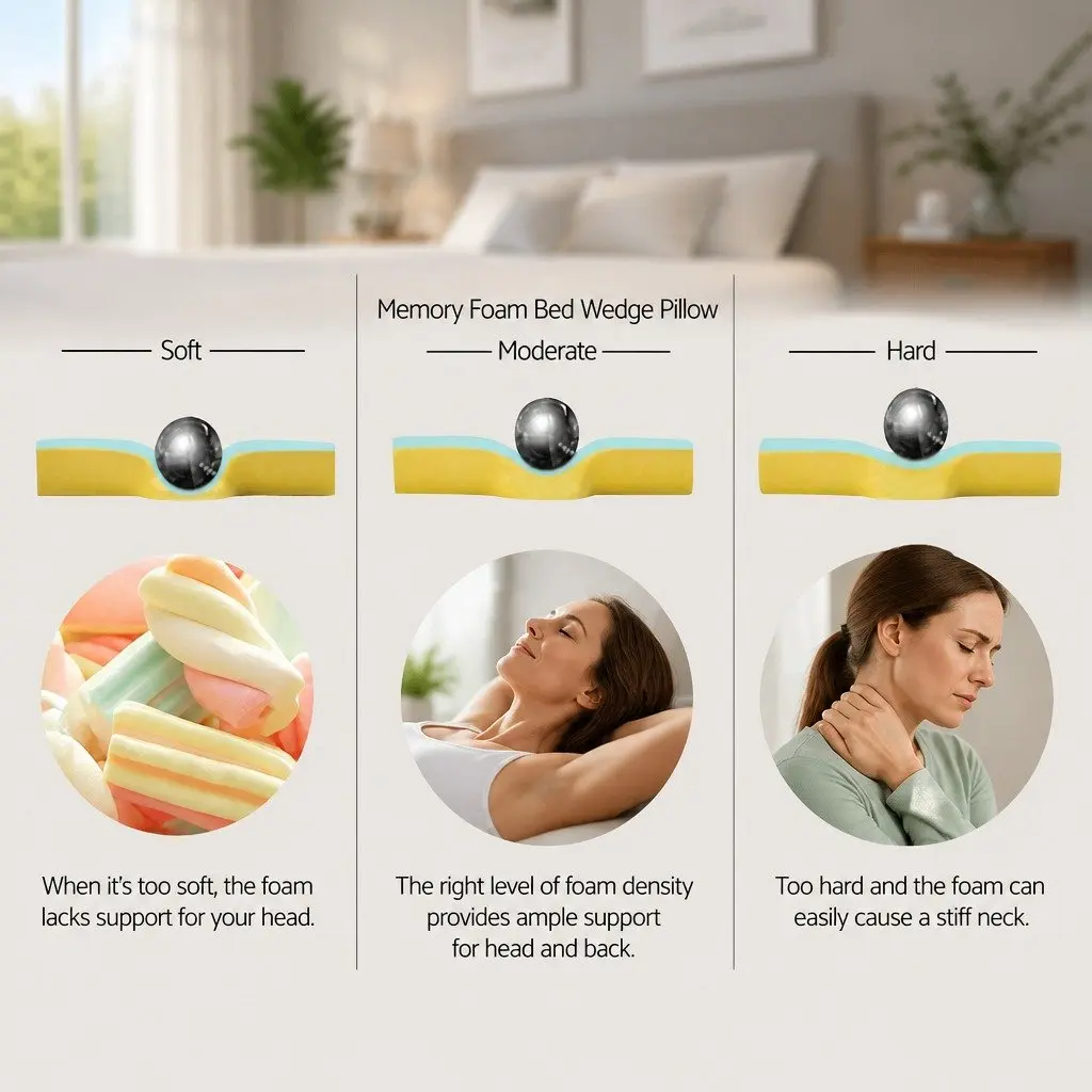 Wedge Pillow for Back Support and Home Comfort