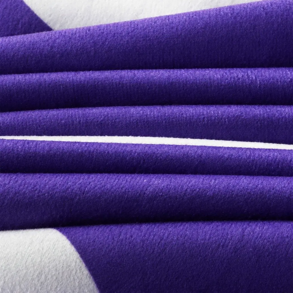 Kids Floor Lounger Pillow Cushion Large Purple Polyester 224cm x 81cm