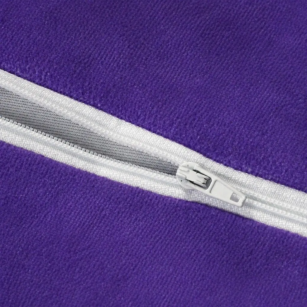 Kids Floor Lounger Pillow Cushion Large Purple Polyester 224cm x 81cm