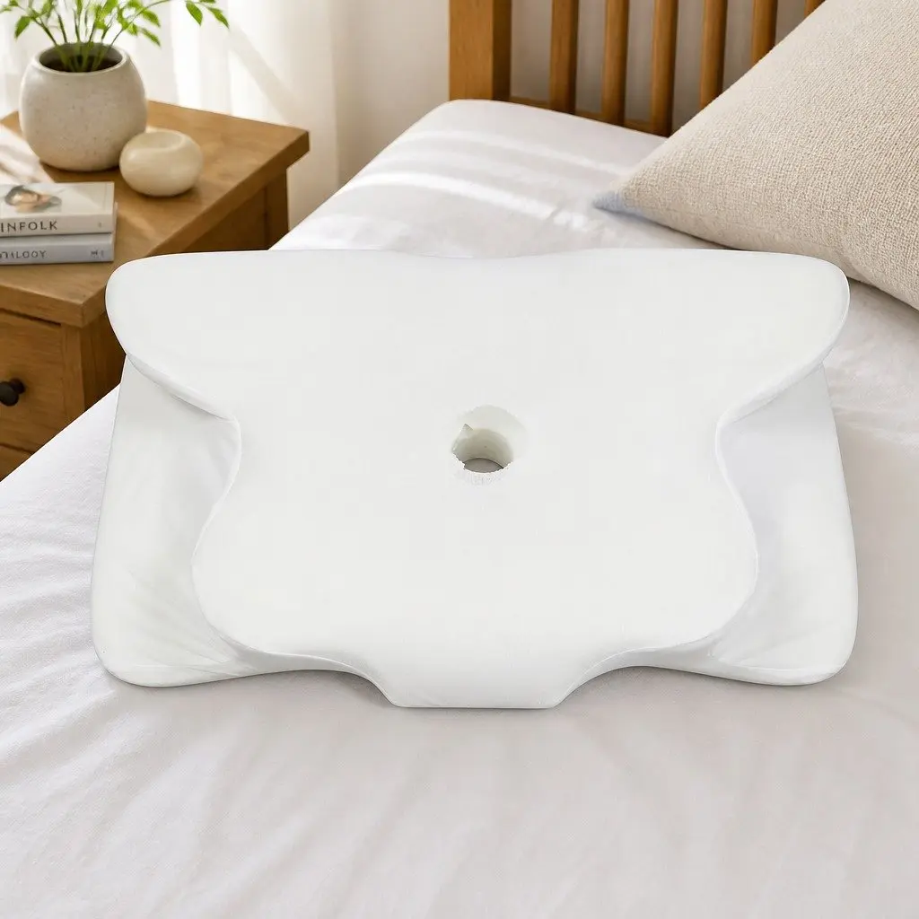 Memory Foam Contour Pillow Ergonomic Neck Support Side Back Stomach Sleeper