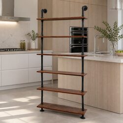 Practical 6-Tier Shelf for Home or Office Use