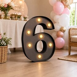 Practical LED Metal Number Lights for Home and Events