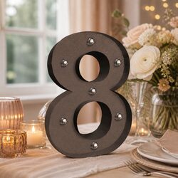 Practical LED Number Lights for Every Celebration