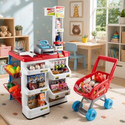 Practical Supermarket Playset for Engaging Home Activities