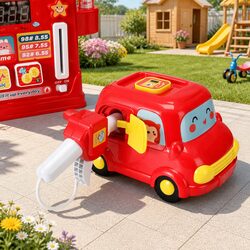 Practical Kids Gas Station Playset for Home Use