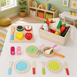 Perfect Addition to Your Child’s Play Area: Wooden Kitchen Set