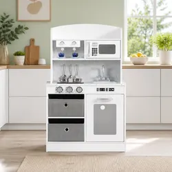 Practical Wooden Kitchen Set for Kids’ Playtime