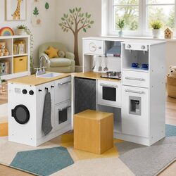 Practical Wooden Kids Kitchen Playset for Creative Play