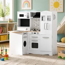 Versatile Wooden Kitchen Play Set for Imaginative Play