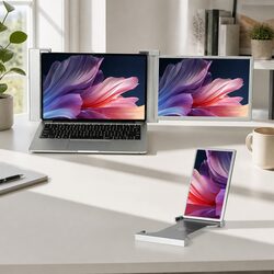 Portable 14-Inch Monitor for Home Office Setup
