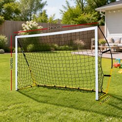 Versatile Soccer Goal Net for Training in Any Space