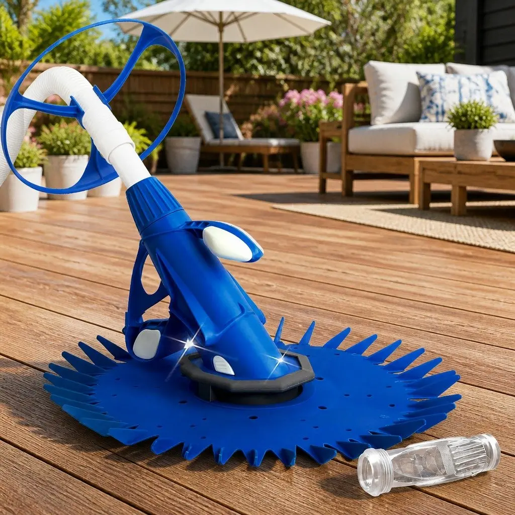 Automatic Pool Cleaner Vacuum 10M Hose Navy