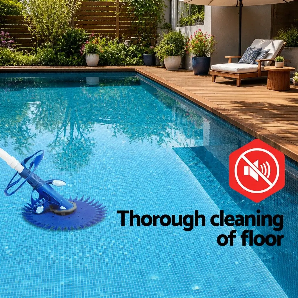 Automatic Pool Cleaner Vacuum 10M Hose Navy