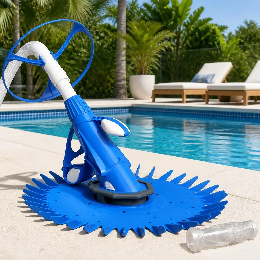 Automatic Pool Cleaner Blue 10M Hose Floor and Wall Cleaner