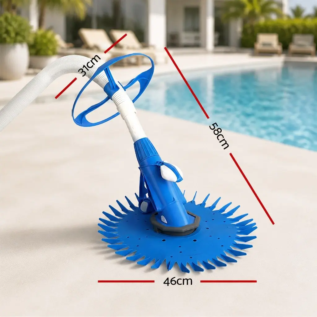 Automatic Pool Cleaner Blue 10M Hose Floor and Wall Cleaner