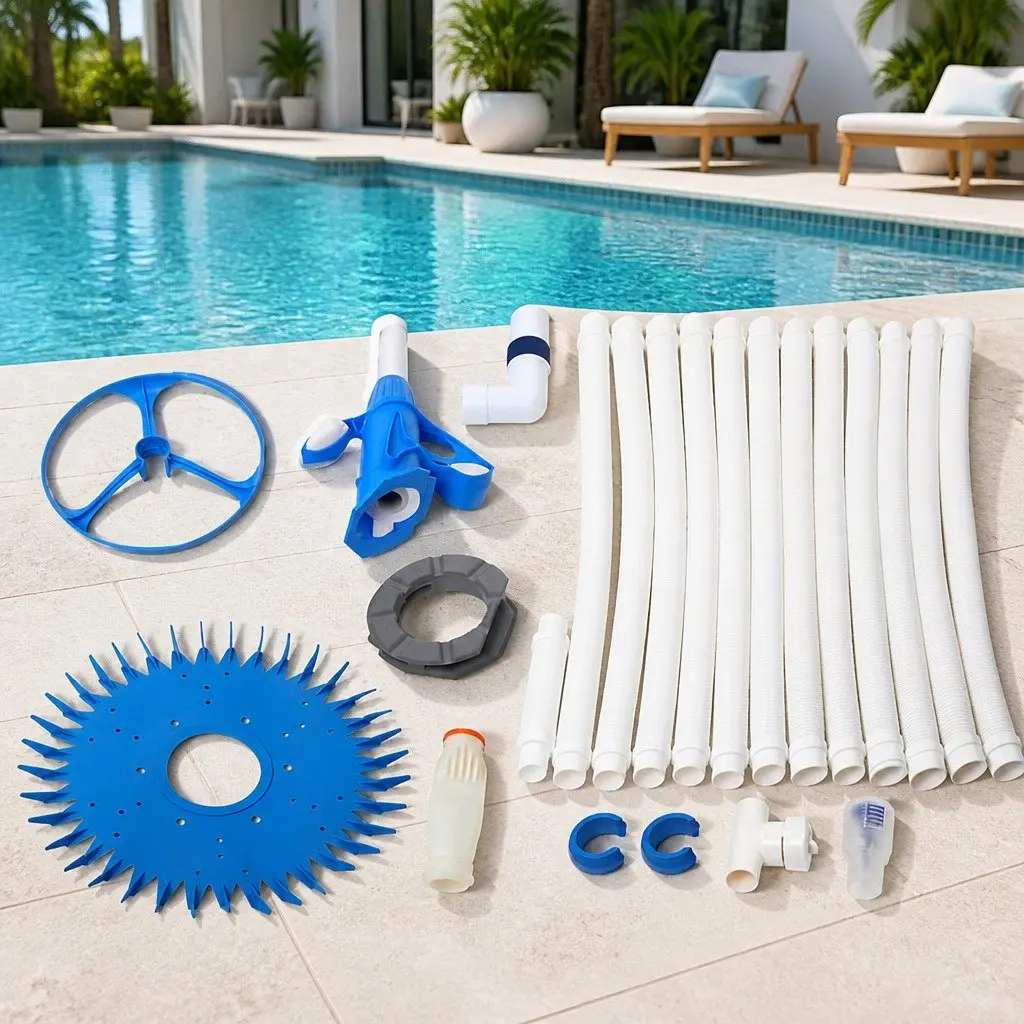 Automatic Pool Cleaner Blue 10M Hose Floor and Wall Cleaner