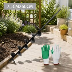 Practical Power Garden Auger Drill Bit for Home Use