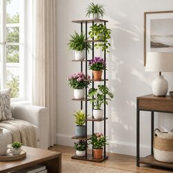 Practical 8-Tier Plant Stand for Home Use