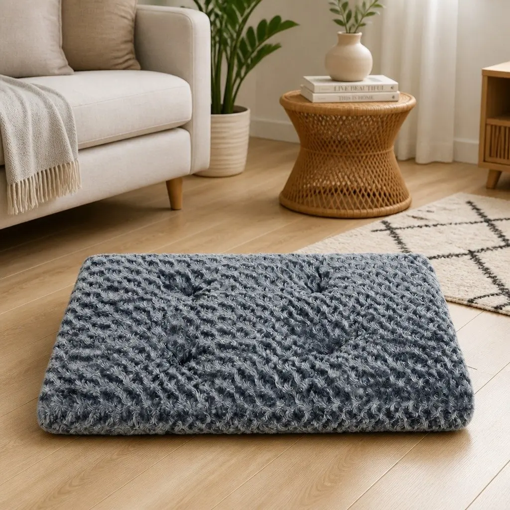 Dog Pet Bed Plush Calming Washable Soft Warm Comfortable Sleep Nest Small Large