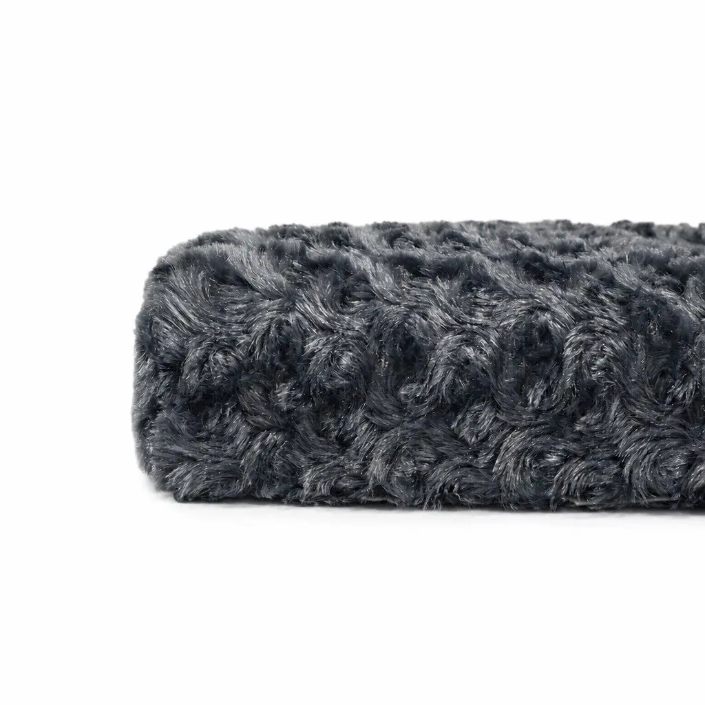 Dog Bed Pet Calming Plush Washable Soft Warm Cozy Nest Lounger for Small Large