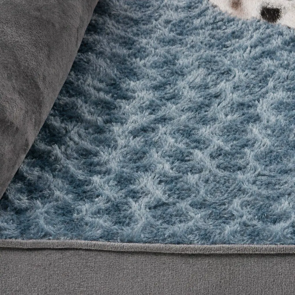 Pet Bed Sofa Dog Bedding Soft Warm Orthopaedic Memory Foam Large Grey Lounger