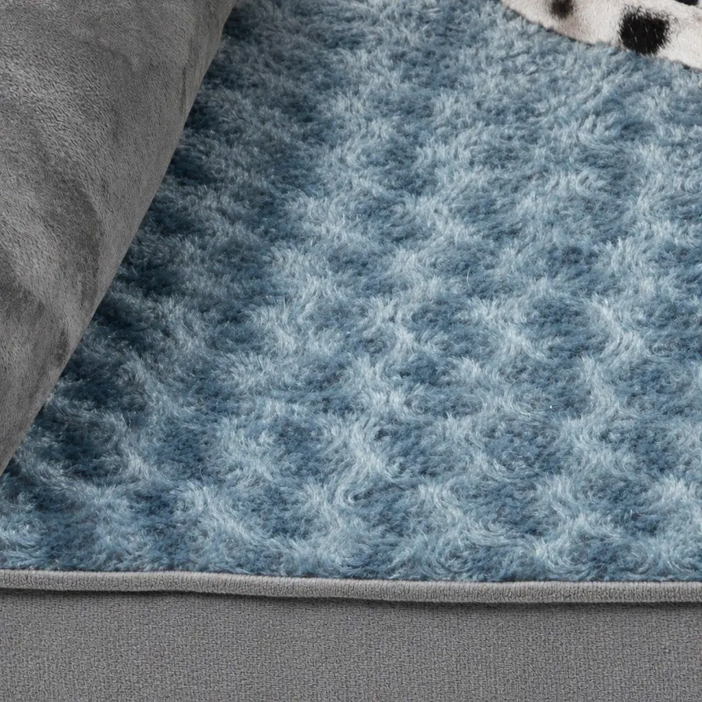 Pet Bed Orthopaedic Memory Foam Medium Grey