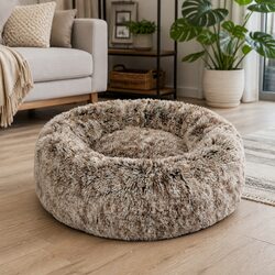 Donut-Shaped Pet Bed for Comfort and Security at Home