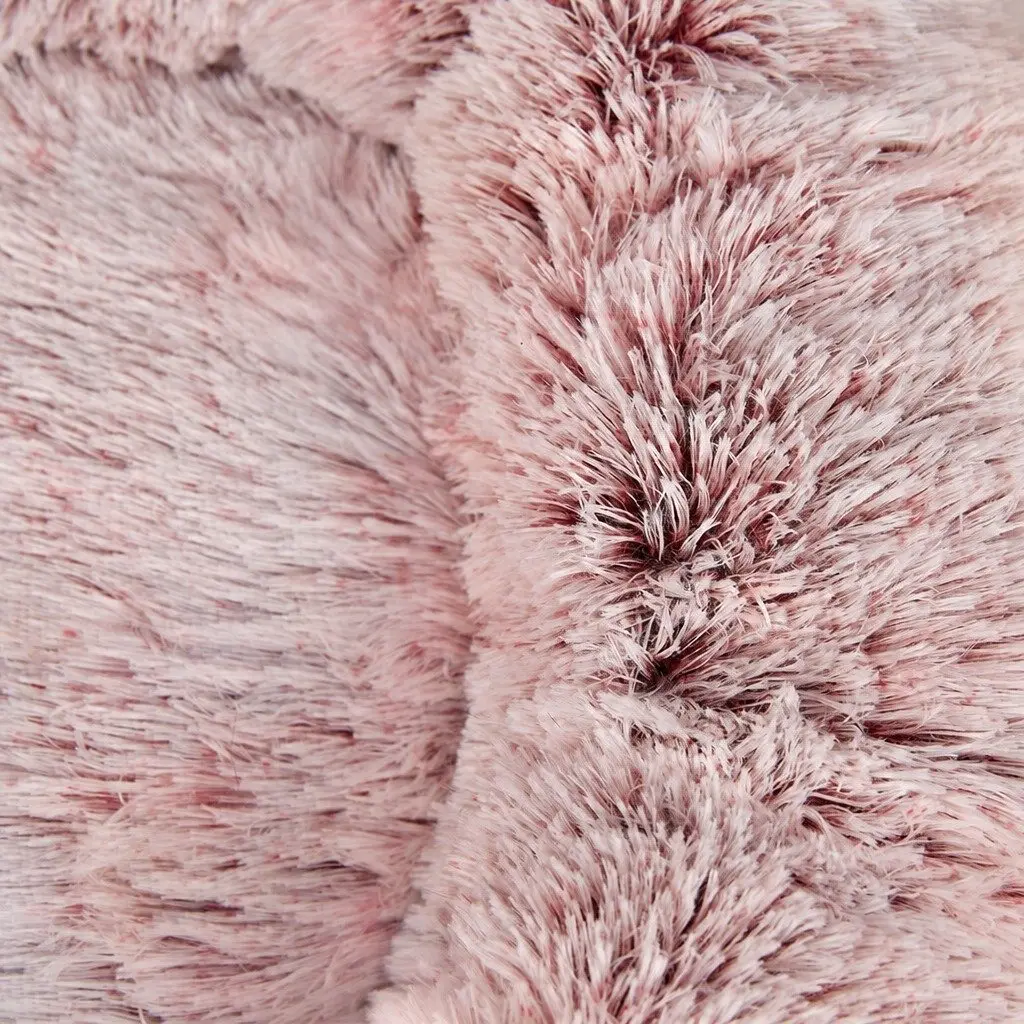 Dog Calming Bed Cover Plush XX-Large Pink Removable Replacement