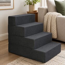 Dog Pet Stairs Ramp 3 4 Step Portable Climbing Helper Adjustable Height
